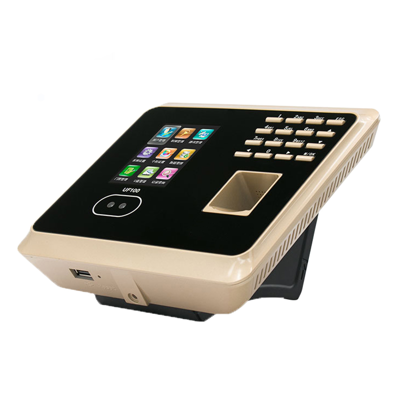 Terminal de asistencia de tiempo de reconocimiento facial biométrico inalámbrico WIFI reloj de tiempo facial máquina de asistencia de tiempo de huella dactilar de empleado  + aplicativo 